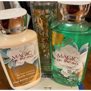 Bath & Body Works MAGIC IN THE AIR Shower Gel Body Lotion Fragrance Mist Set NEW